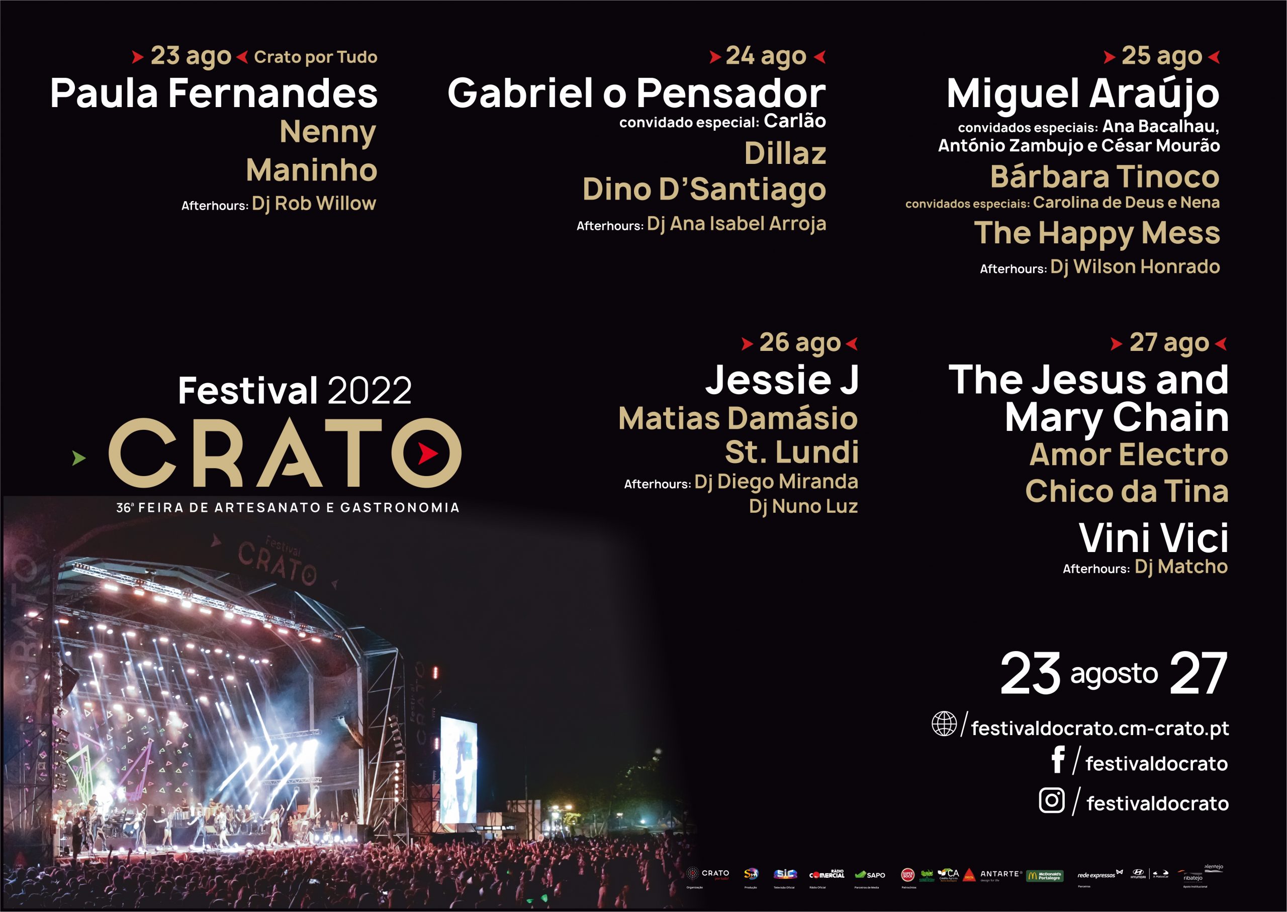 Cartaz do Festival do Crato 2022