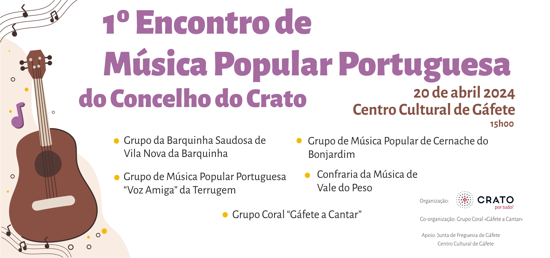 1º Encontro de Música Popular Portuguesa do Concelho do Crato