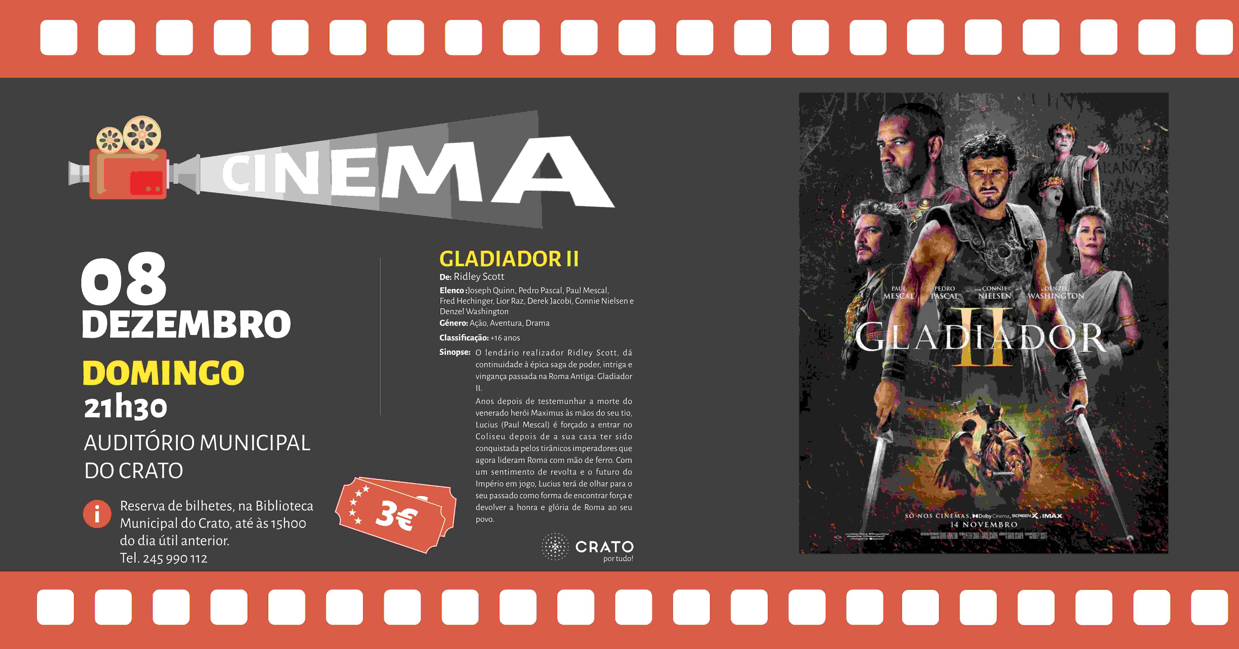 Cinema “Gladiador II”