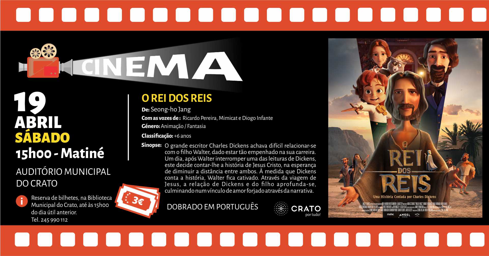 Cinema – Filme “O Rei dos Reis”