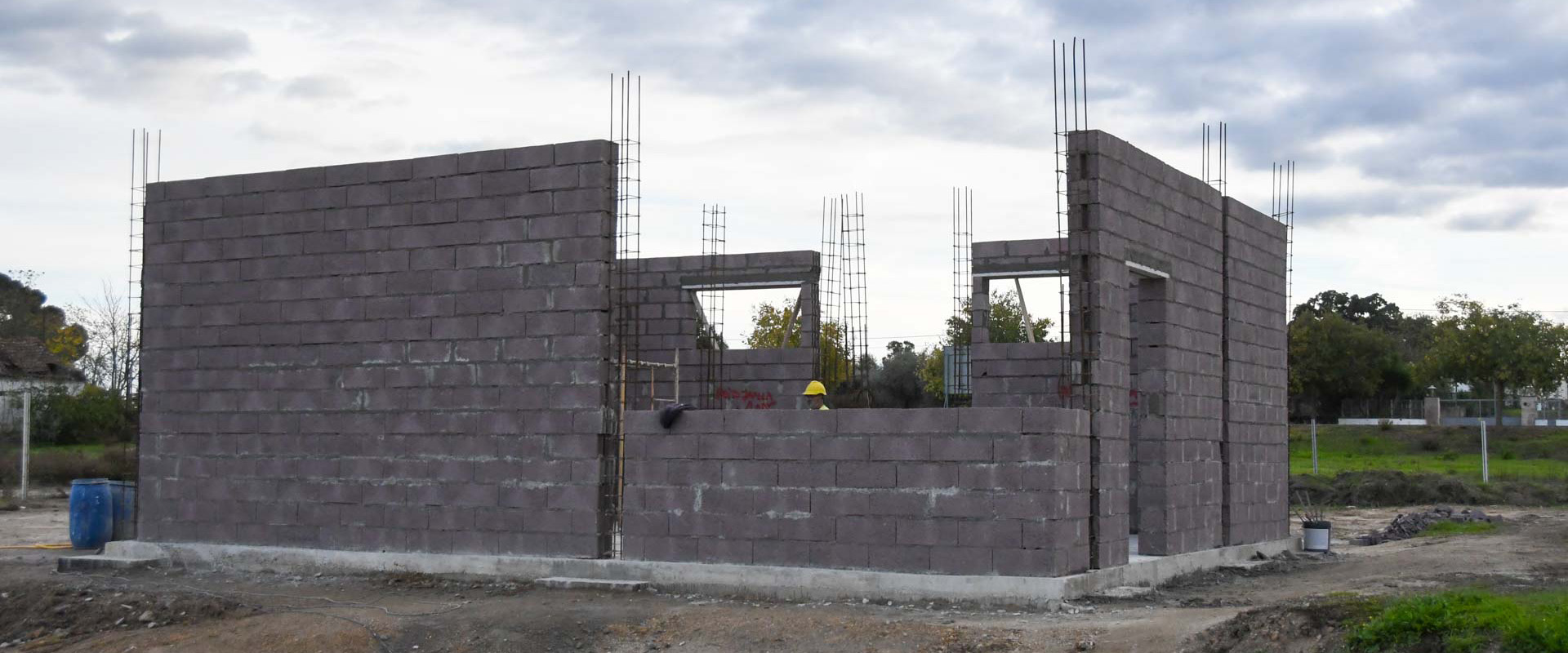 Visita à Empreitada de Construção da Zona Desportiva de Gáfete e à Piscina Municipal de Gáfete