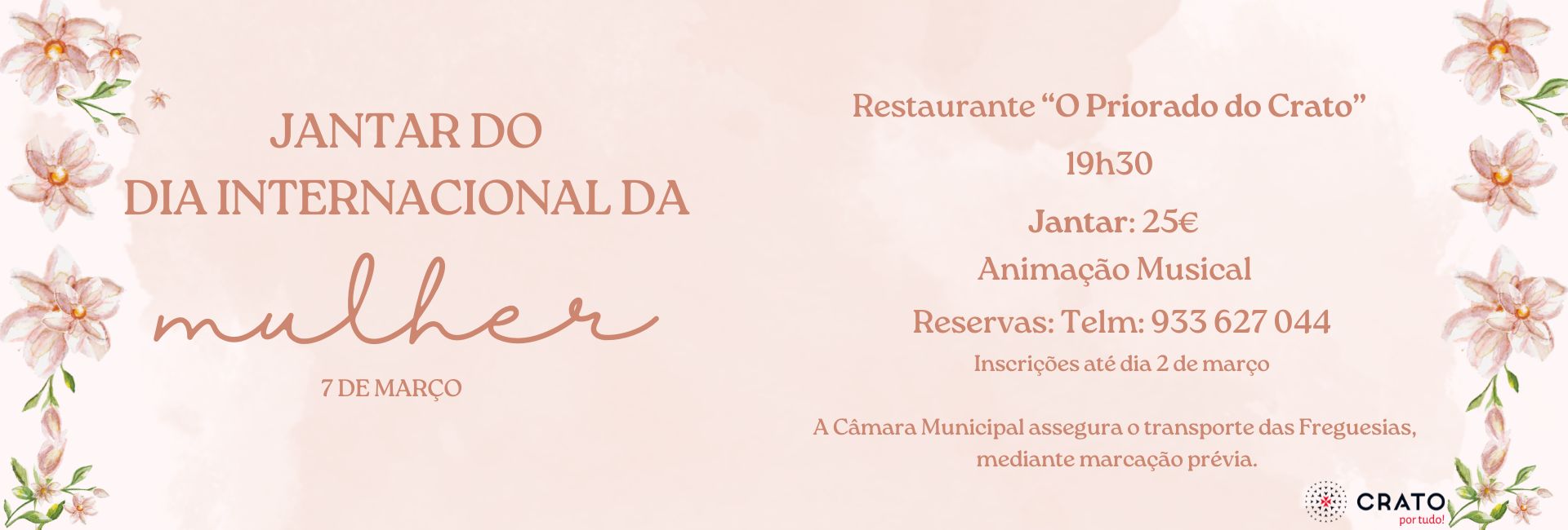 Jantar do Dia Internacional da Mulher