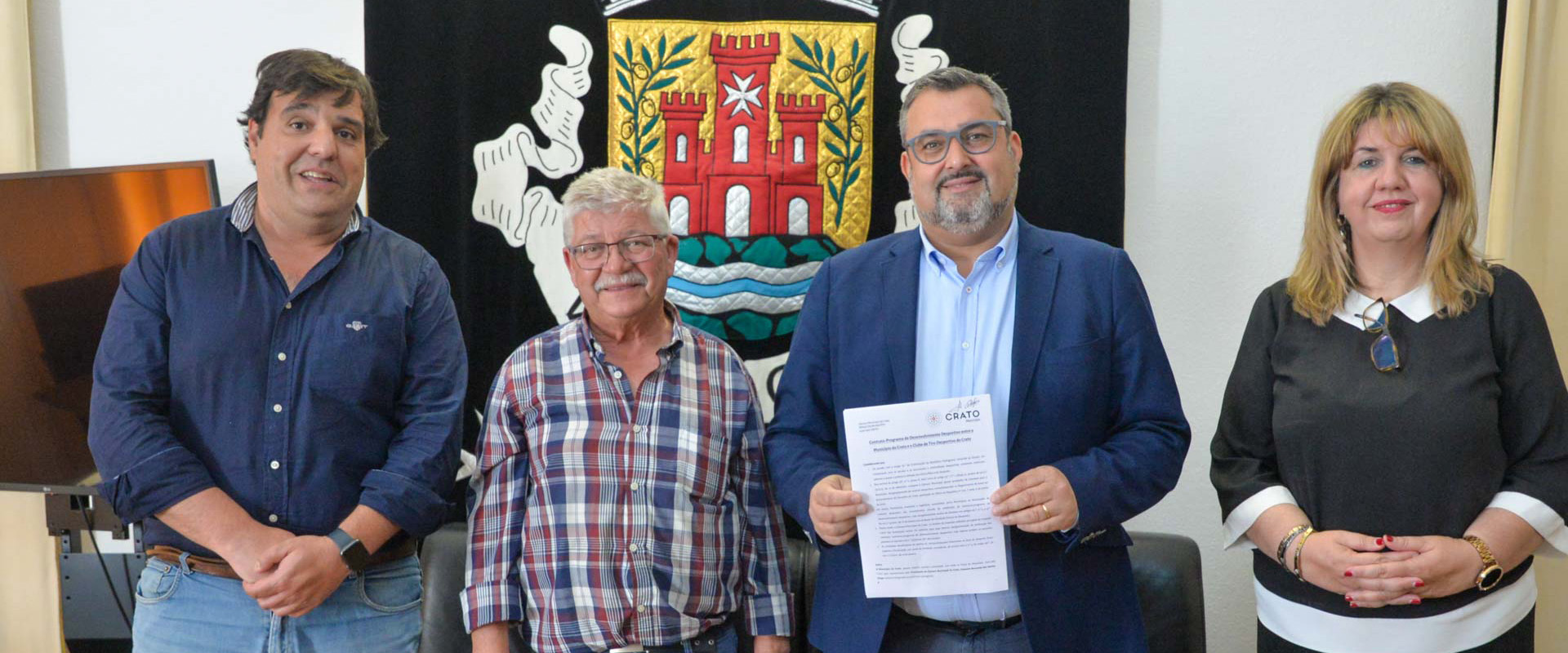 Contrato-programa de Desenvolvimento Desportivo celebrado com o Clube de Tiro Desportivo do Crato