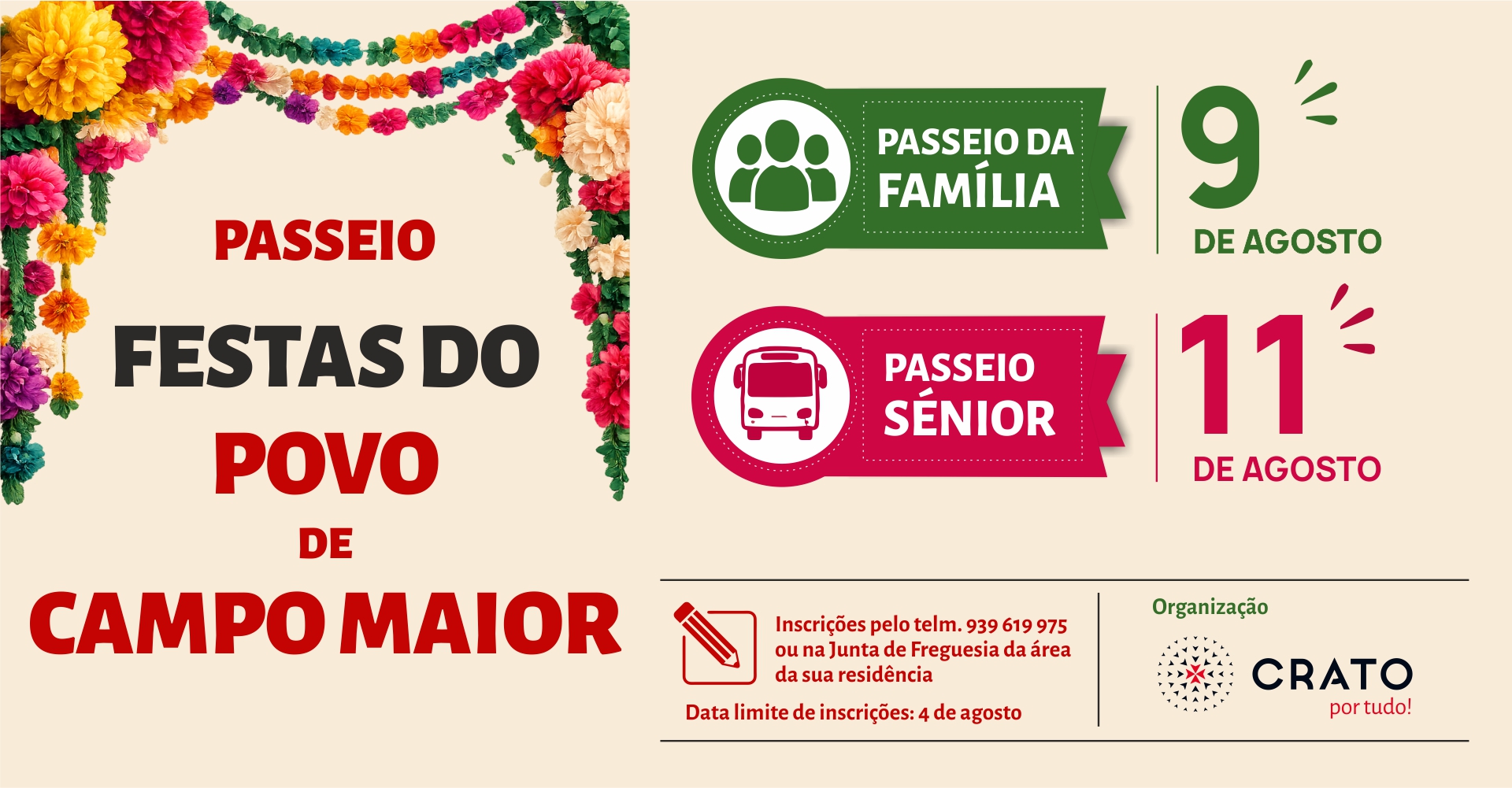 Passeio às Festas do Povo de Campo Maior