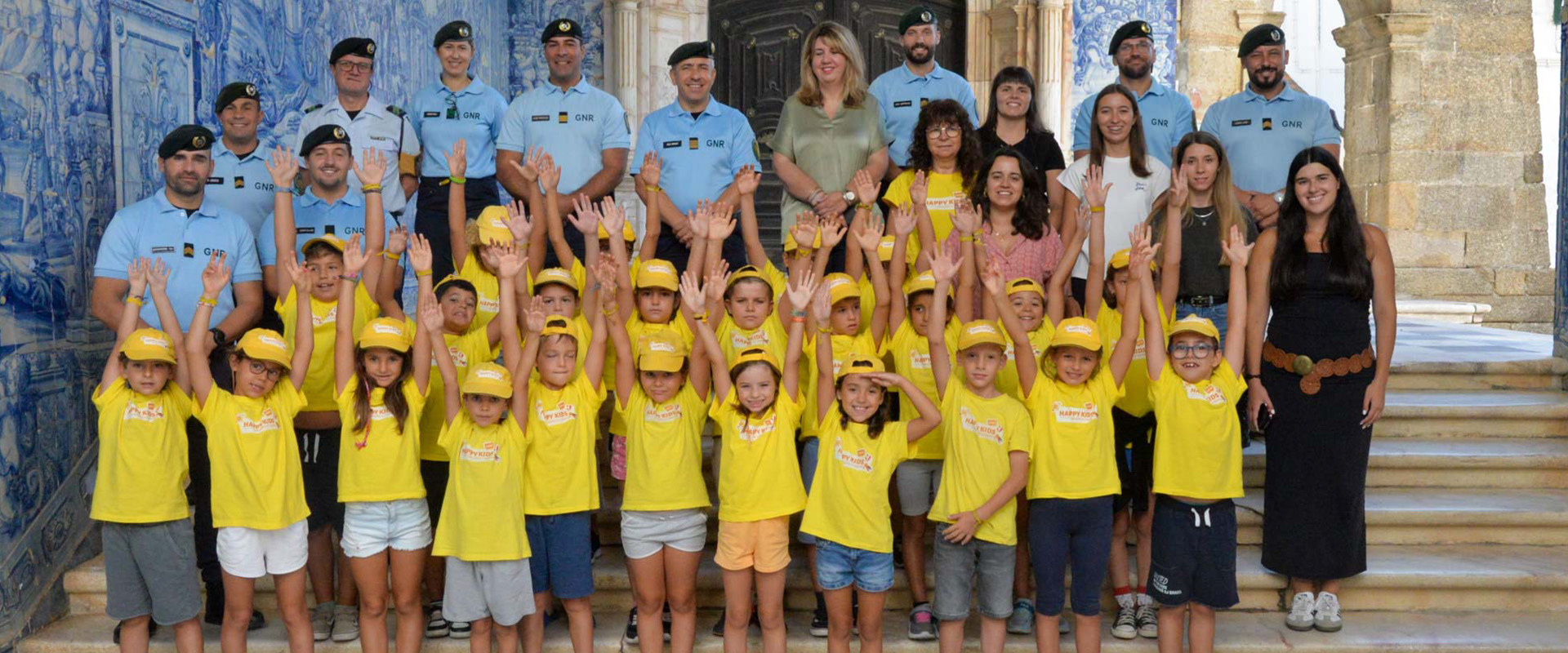 Recrutas de Palmo e Meio no Happy Kids